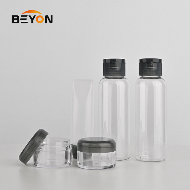 Wholesale Proper Price Travel Bottle Set For Cosmetic Packaging, Plastic Travel Set Cosmetic Container, Travel Kit
