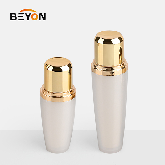 15ml 30ml 50ml cosmetic lotion bottle in stock golden cosmetic bottle