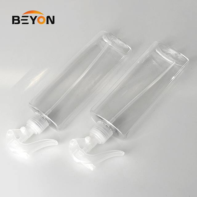 Customized 310ml disinfectant trigger spray bottle, mouse spray bottle, PET plastic garden flower watering bottle