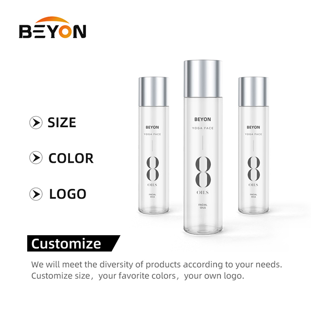 150ml PETG Plastic Round Bottom Toner Bottle Facial Toner Bottle Skin Care Packaging Luxury Water Bottle with screw cap