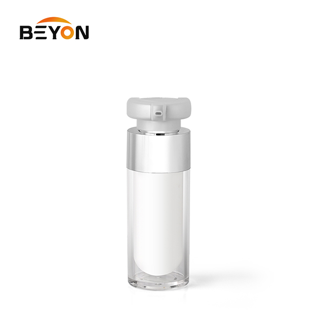 Luxury Champagne Acrylic Cosmetic Packing Bottle Cosmetic Lotion Airless Bottles